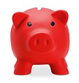 Piggy bank, red