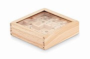 Pine wooden labyrinth game