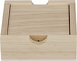 Pine wooden mini Sudoku set Kenza, brown