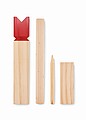 Pinewood outdoor throwing game
