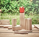 Pinewood outdoor throwing game