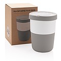 PLA cup coffee to go 380ml,grey