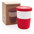 PLA cup coffee to go 380ml,red