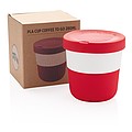 PLA cup coffee to go,red