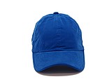 PLAIN linen cap with visor, royal blue