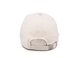 PLAIN linen cap with visor, white