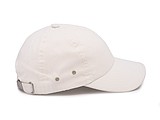 PLAIN linen cap with visor, white