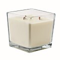 Plant based wax candle 1300 gr, transparent