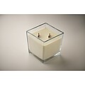 Plant based wax candle 1300 gr, transparent