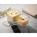 Plant based wax candle 1300 gr, transparent