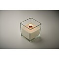 Plant based wax candle 600gr, transparent