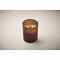Plant based wax candle 80 gr, brown