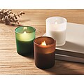 Plant based wax candle 80 gr, brown