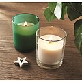 Plant based wax candle 80 gr, burgundy