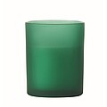 Plant based wax candle 80 gr, green
