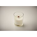 Plant based wax candle 80 gr, transparent