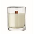 Plant based wax candle 80 gr, transparent