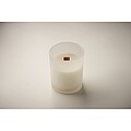 Plant based wax candle 80 gr, white