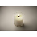 Plant based wax candle 80 gr, white