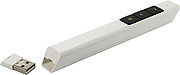Plastic (ABS) laser pointer with USB connection.