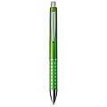 Plastic ball pen with sparkling dot grip zone, light green