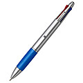 Plastic ballpen with 4 coloured inksBlue