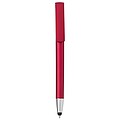 Plastic ballpen with phone holder and rubber tip