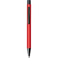 Plastic ballpoint pen with metal clip