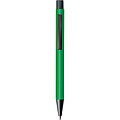 Plastic ballpoint pen with metal clip