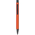 Plastic ballpoint pen with metal clip