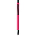 Plastic ballpoint pen with metal clip