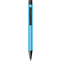 Plastic ballpoint pen with metal clip