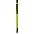Plastic ballpoint pen with metal clip