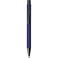 Plastic ballpoint pen with metal clip