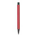 Plastic ballpoint pen with metal clip
