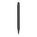 Plastic ballpoint pen with metal clip