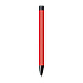 Plastic ballpoint pen with metal clip