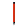 Plastic ballpoint pen with metal clip