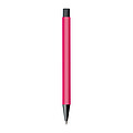 Plastic ballpoint pen with metal clip