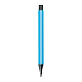 Plastic ballpoint pen with metal clip