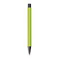 Plastic ballpoint pen with metal clip