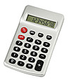 Plastic calculatorSilver