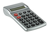 Plastic calculatorSilver