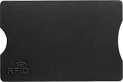 Plastic card holder with RFID protection