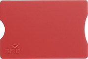 Plastic card holder with RFID protection