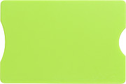 Plastic card holder with RFID protection