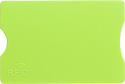 Plastic card holder with RFID protection