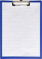 Plastic clipboard
