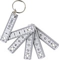 Plastic foldable ruler