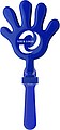 Plastic hand clapperCobalt blue